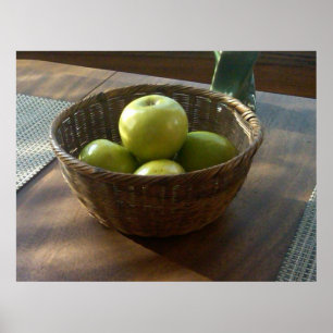 Green Apples Poster