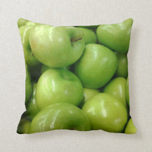 Green Apples Throw Pillow