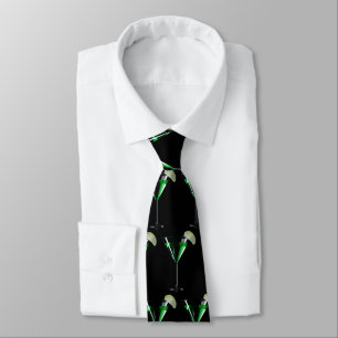 Green appletini cocktail with apple fun tie
