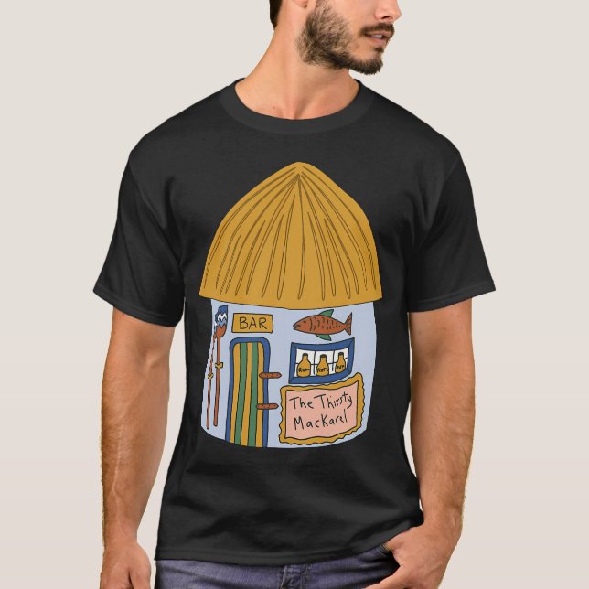 Green Arcade Plastic Fish T-Shirt (Front)