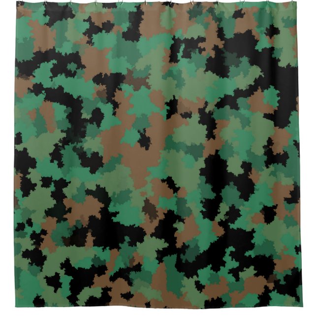 Green Army Jungle Camouflage Pattern Design  (Front)