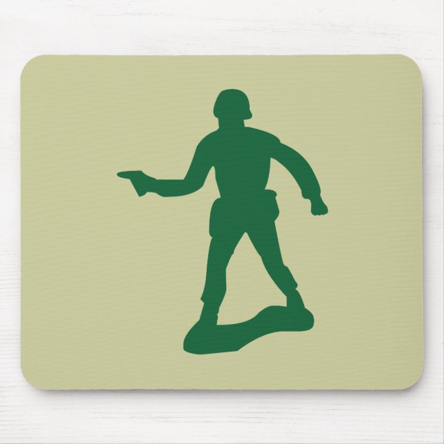 Green Army Man Mouse Pad (Front)