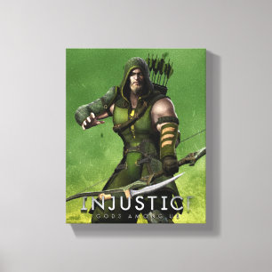 Green Arrow Canvas Print