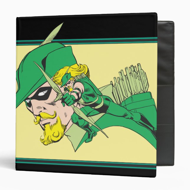 Green Arrow Head Shot Binder (Front/Inside)