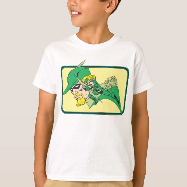 Green Arrow Head Shot T-Shirt (Front)