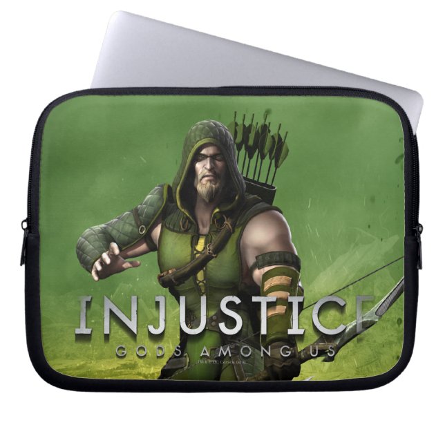 Green Arrow Laptop Sleeve (Front)