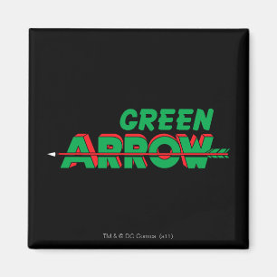 Green Arrow Logo 2 Magnet
