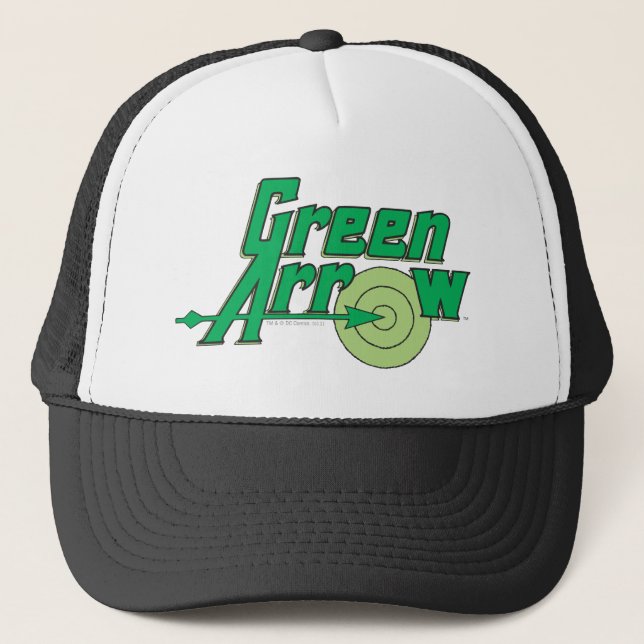 Green Arrow Logo Trucker Hat (Front)