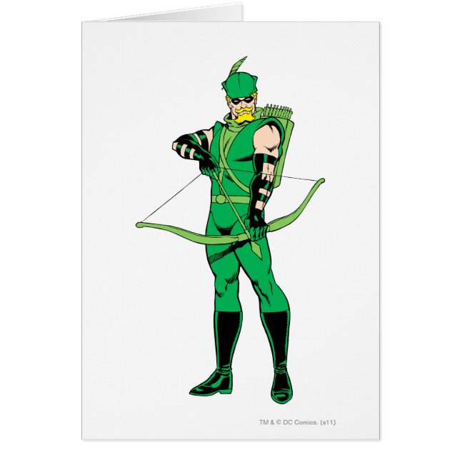 Green Arrow Standing with Bow (Front)