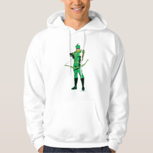 Green Arrow Standing with Bow Hoodie