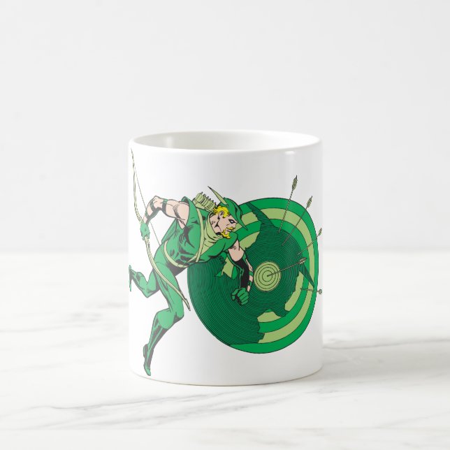Green Arrow with Target 2 Coffee Mug (Center)