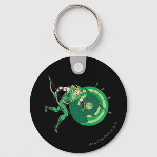 Green Arrow with Target 2 Keychain