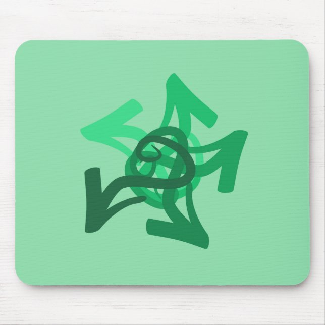Green Arrows Mousepad (Front)