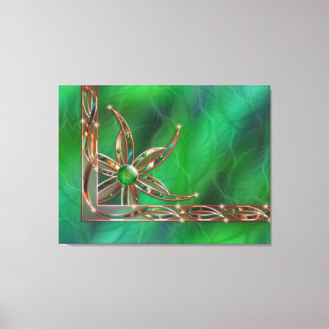 Green As the Grass Canvas Print (Front)