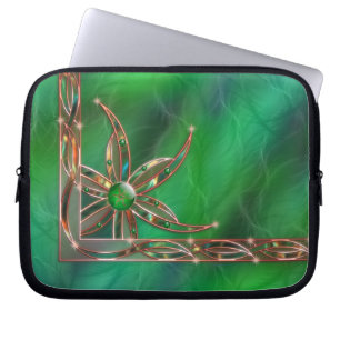 Green As the Grass Laptop Sleeve