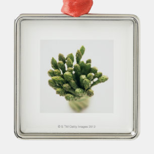 Green Asparagus Metal Ornament