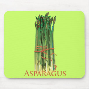 Green Asparagus Mouse Pad