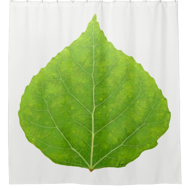 Green Aspen Leaf #11 (Front)