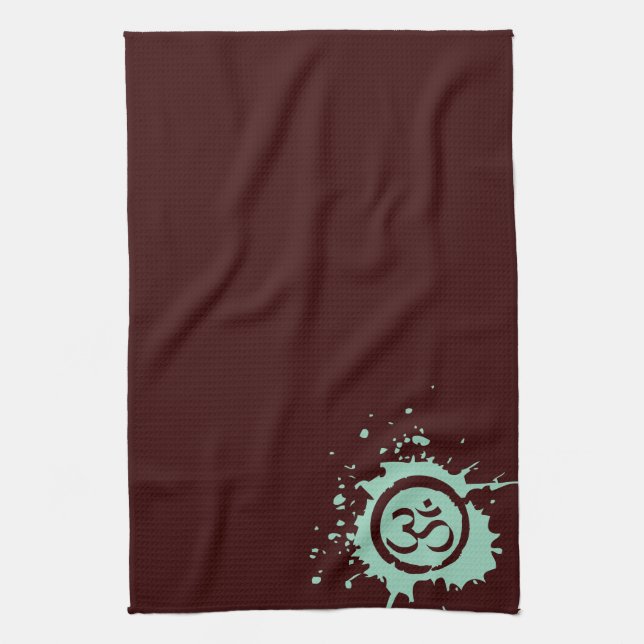 Green Aum Organic Planet Coton Serviettes de cuisi (Vertical)