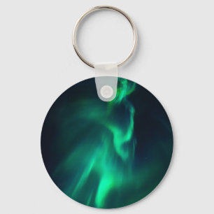 Green Aurora Northern Lights Keychain