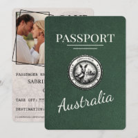Green Australia Passport Save The Date