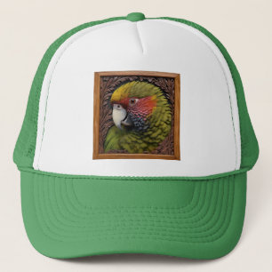 Green Australian Lorikeet Parrot, Trucker Hat
