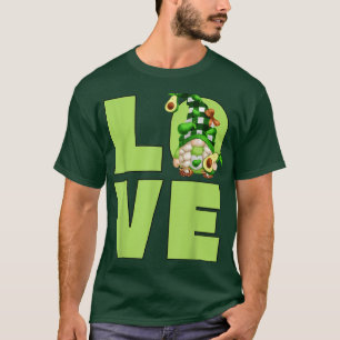 Green Avocado Mom Gnome For Women & Girls Who Love T-Shirt