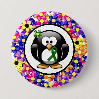 Green Awareness Ribbon Penguin