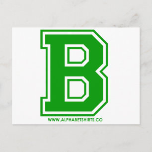 Green B Postcard