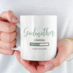 Green Baby Loading In 2025 Godmother Proposal Coffee Mug<br><div class="desc">This adorable green and white Godmother coffee mug is perfect to ask that special woman in your life to be the Godmother of the baby you are expecting in 2025. It's also great idea to give as a gift to the Godmother-to-be who loves technology.</div>