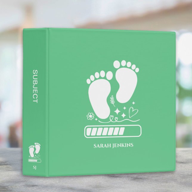 Green Baby Loading Medical Binder (Creator Uploaded)