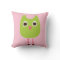 Green Baby Owl Pillow