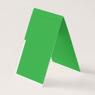 Green Background and White Border for a Modern Aes Business Card