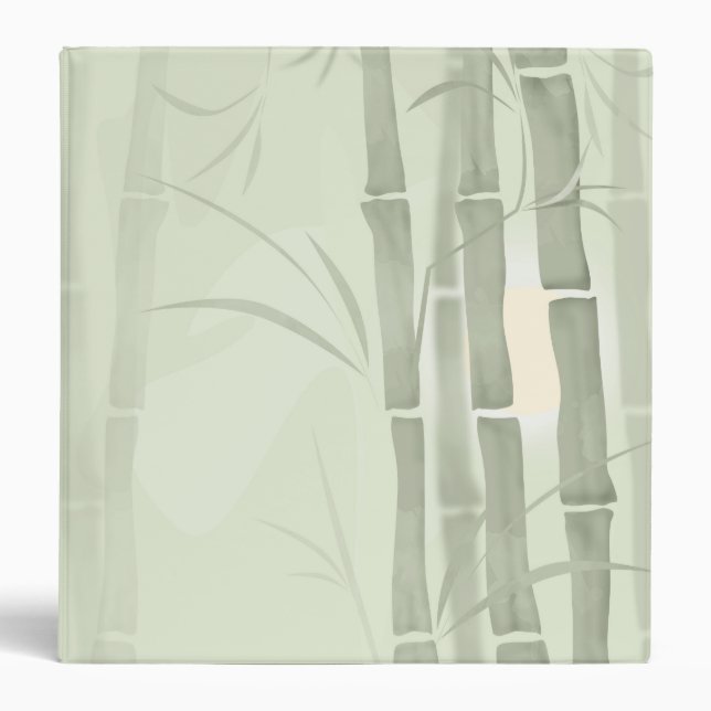 Green bamboo binder (Front)