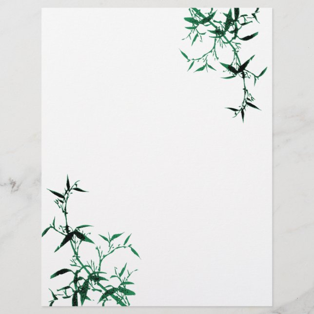 Green Bamboo Letterhead (Front)