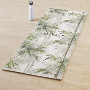 Green Bamboo Mindfulness   Yoga Mat