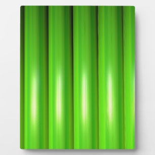 Green bamboo set plaque
