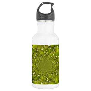 Green Banana Kaleidoscope Art Print/Graphic 532 Ml Water Bottle