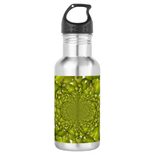 Green Banana Kaleidoscope Art Print/Graphic 532 Ml Water Bottle