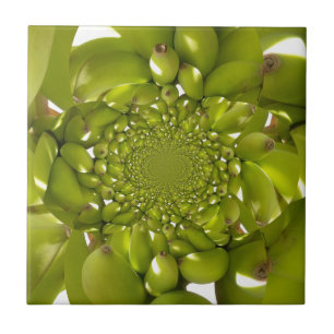 Green Banana Kaleidoscope Art Print/Graphic Tile