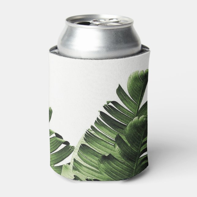 Green banana leaves can cooler (Can Front)