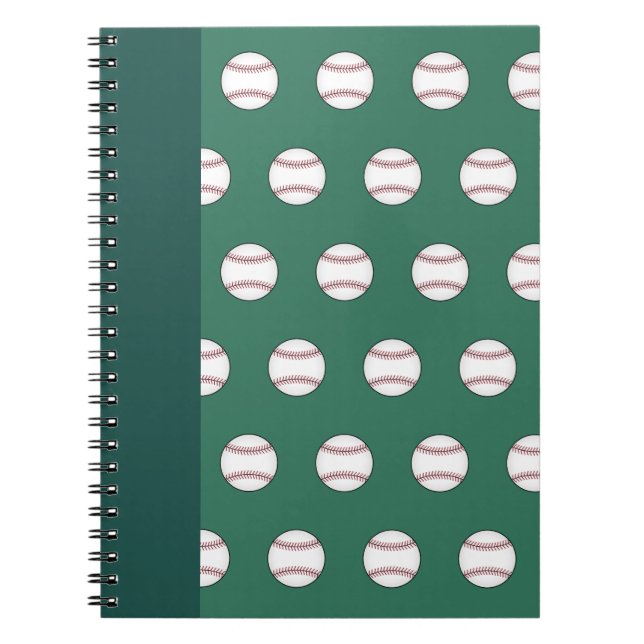 Green Baseball Notebook  (Front)