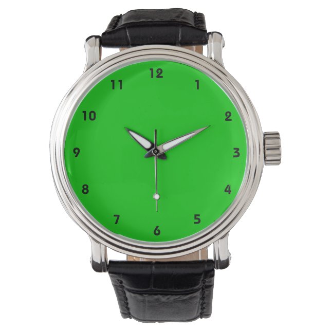 Green Basic Colour Series Watch (Front)