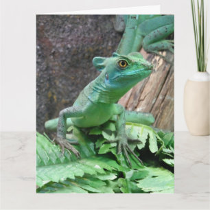 Green Basilisk Card