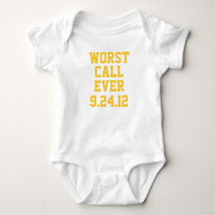 Green Bay Football: Worst Call Ever 9/24/12 Infant Baby Bodysuit