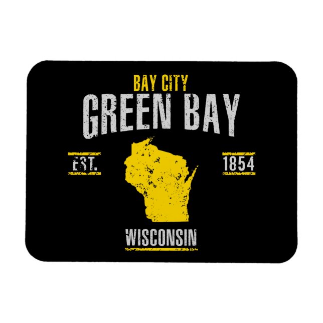 Green Bay Magnet (Horizontal)