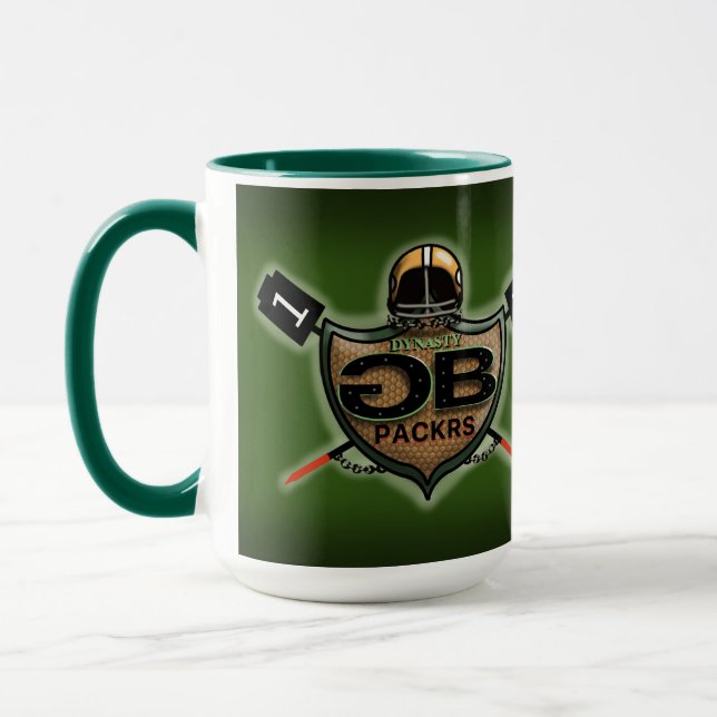 GREEN BAY PACK by Slipperywindow Mug (Left)