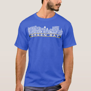 Green Bay Team All Time Legends Green Bay Skyline T-Shirt