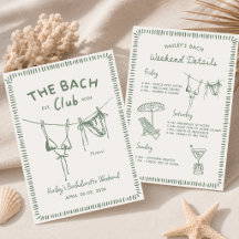 Green Beach Bachelorette Weekend Itinerary