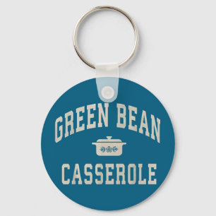 Green bean casserole thanksgiving cooking funny Gr Keychain